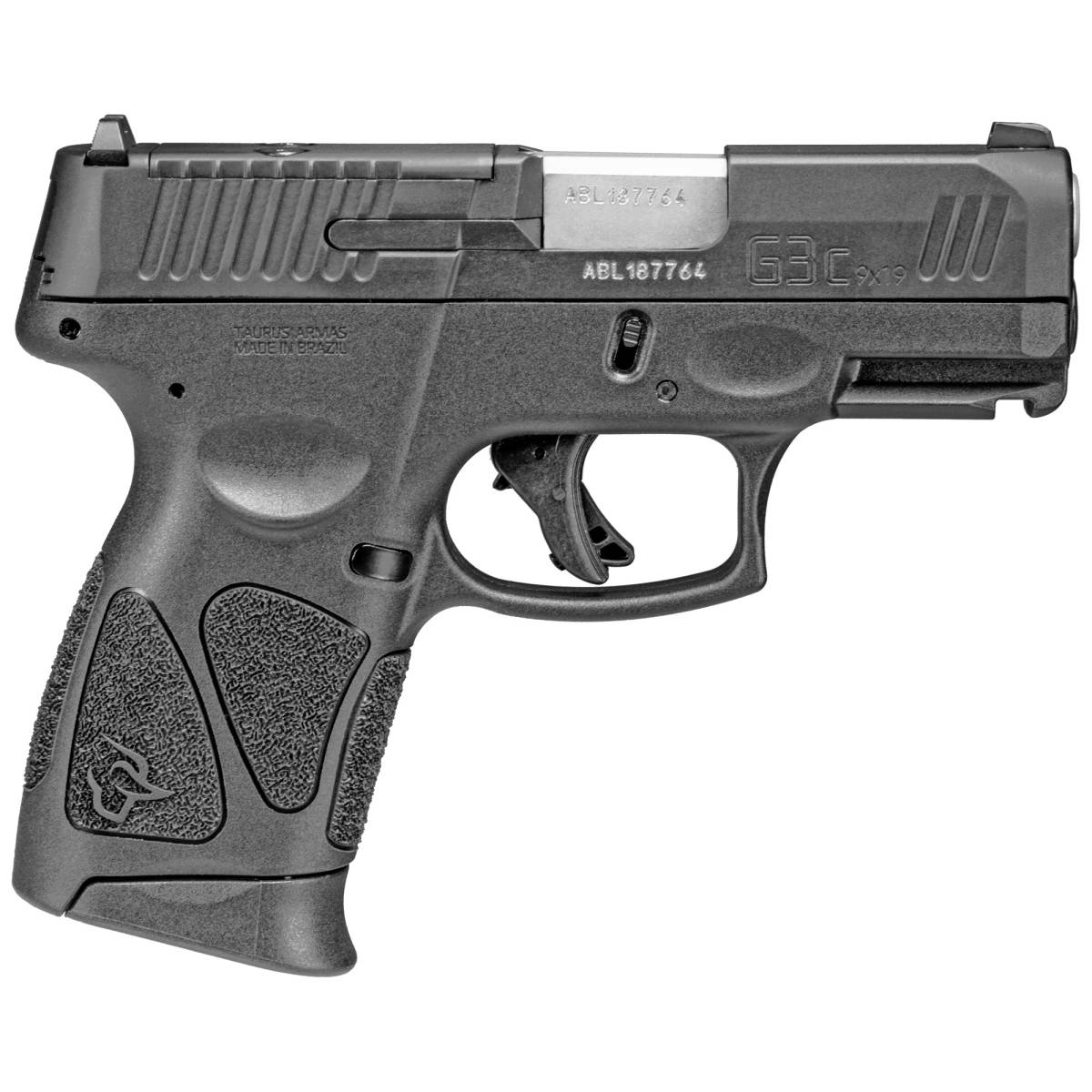 Taurus G3c TORO 9mm 3.20” 3 Mags Black w/T.O.R.O Cuts Slide Polymer Grip-img-1