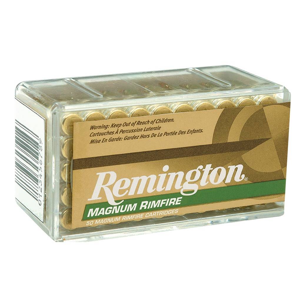Remington Ammunition 21172 Magnum Rimfire 22WMR 40gr Pointed Soft Point...-img-1