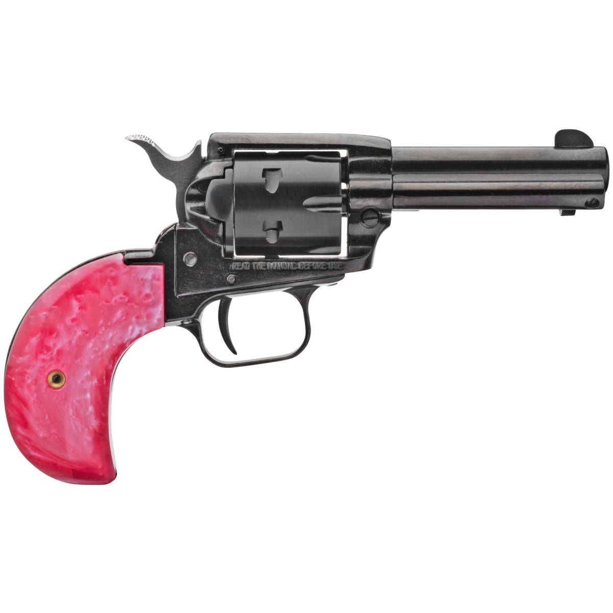 HeritageRough Rider 22 LR,22 WMR Combo 6rd 3.50” Pink Pearl Grips-img-1