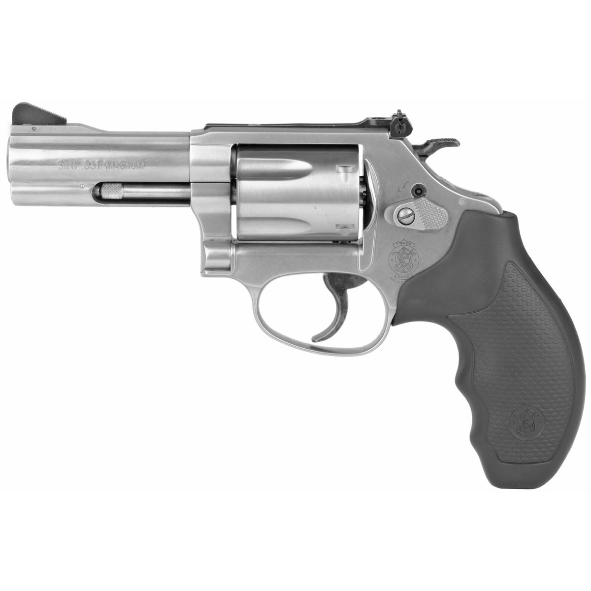 Smith Wesson 60 357 Magnum 3” 5rd Single/Double Stainless Mag Revolver-img-2