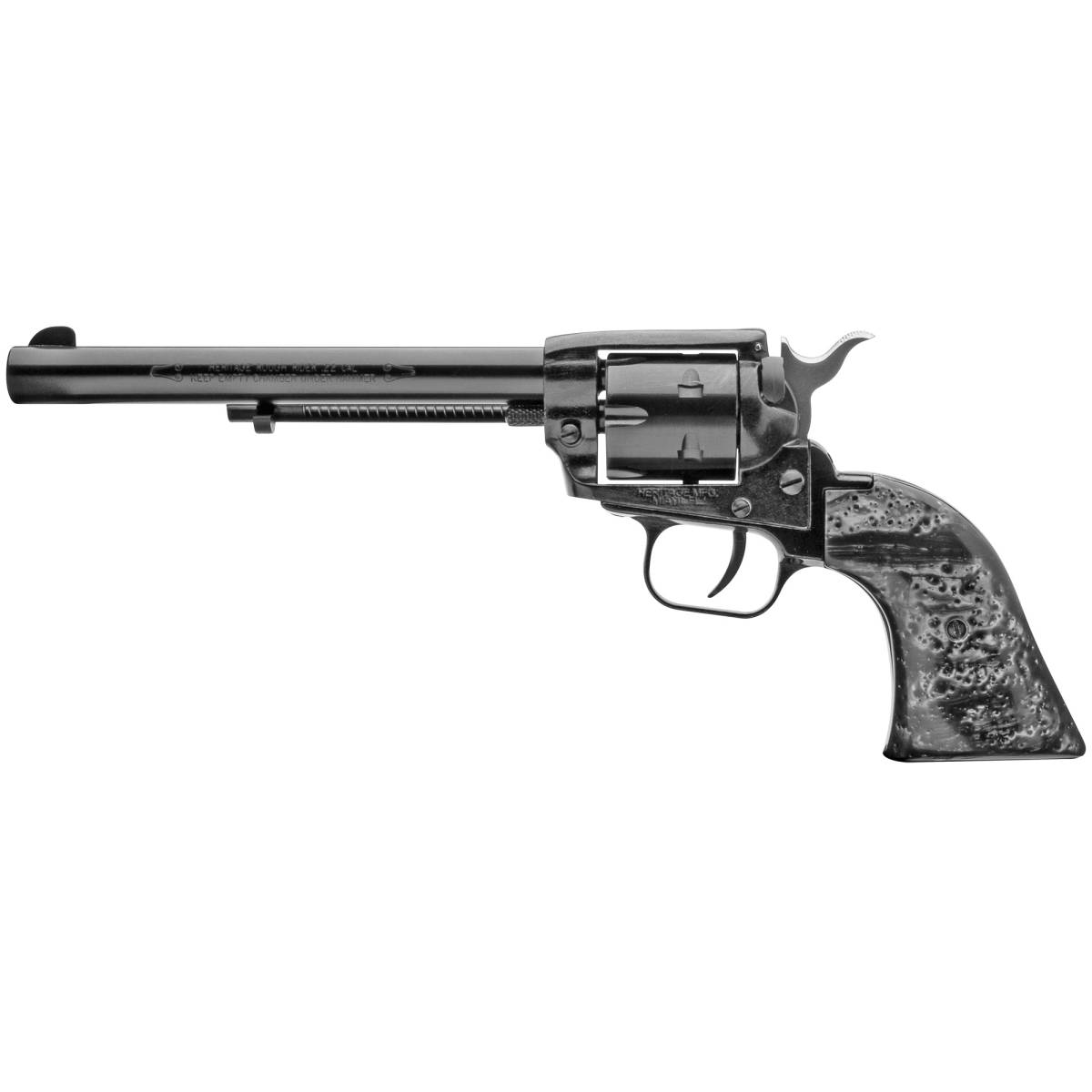 Heritage Rough Rider 22 LR 6.50” Black Pearl Grips 22LR Revolver-img-2