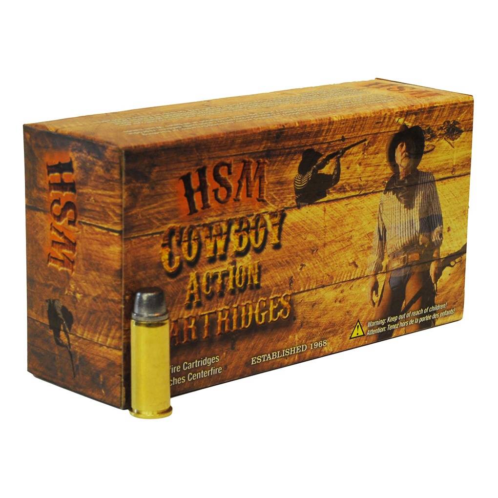 HSM 45S1N Cowboy Action 45 Schofield 200 gr Round Nose Flat Point 50 Per-img-1