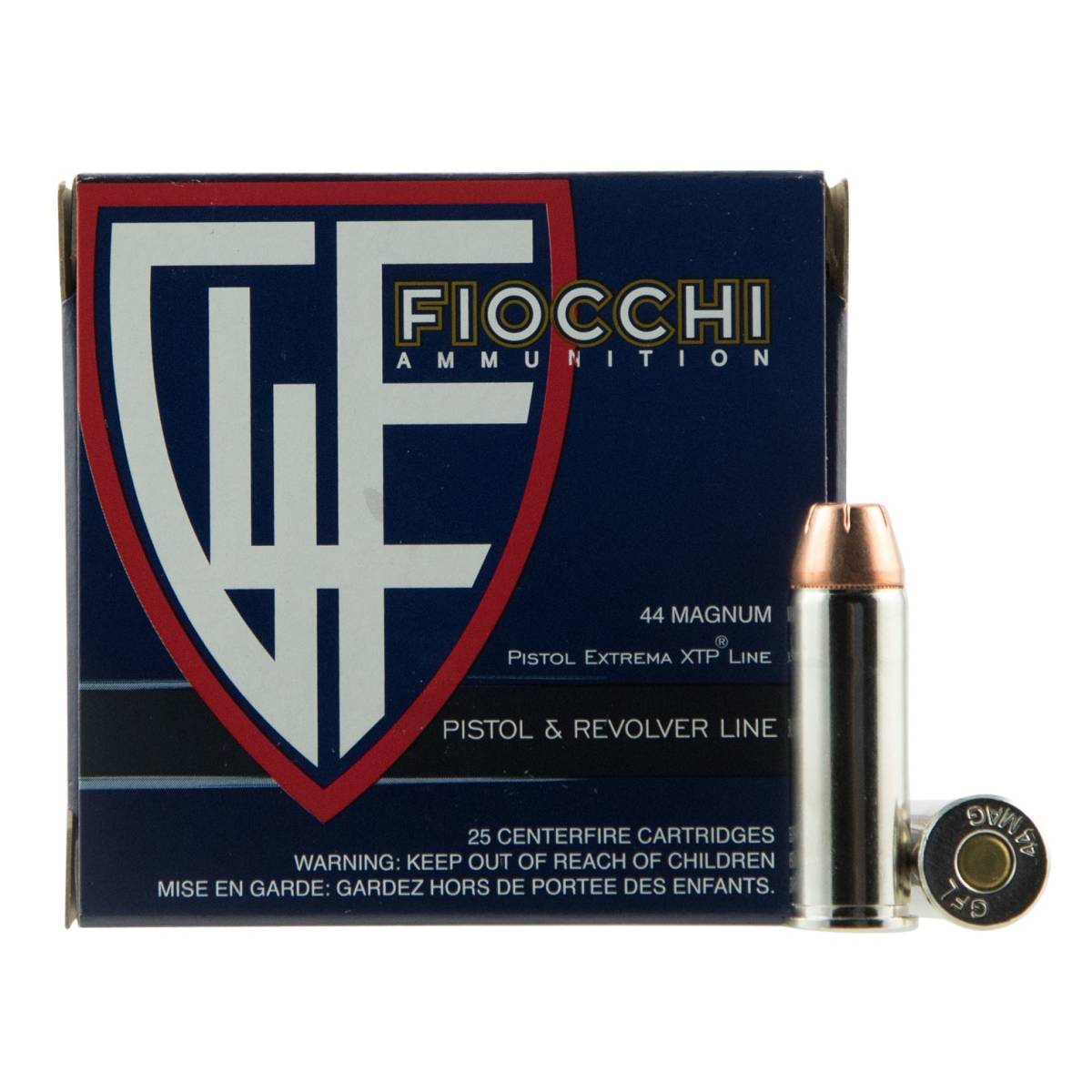 Fiocchi 44XTPB25 Hyperformance 44RemMag 200gr Hornady XTP Hollow Point...-img-1