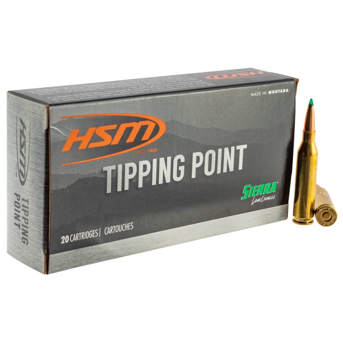 HSM 300645N Tipping Point 30-06 Springfield 165 gr Sierra GameChanger 20-img-1
