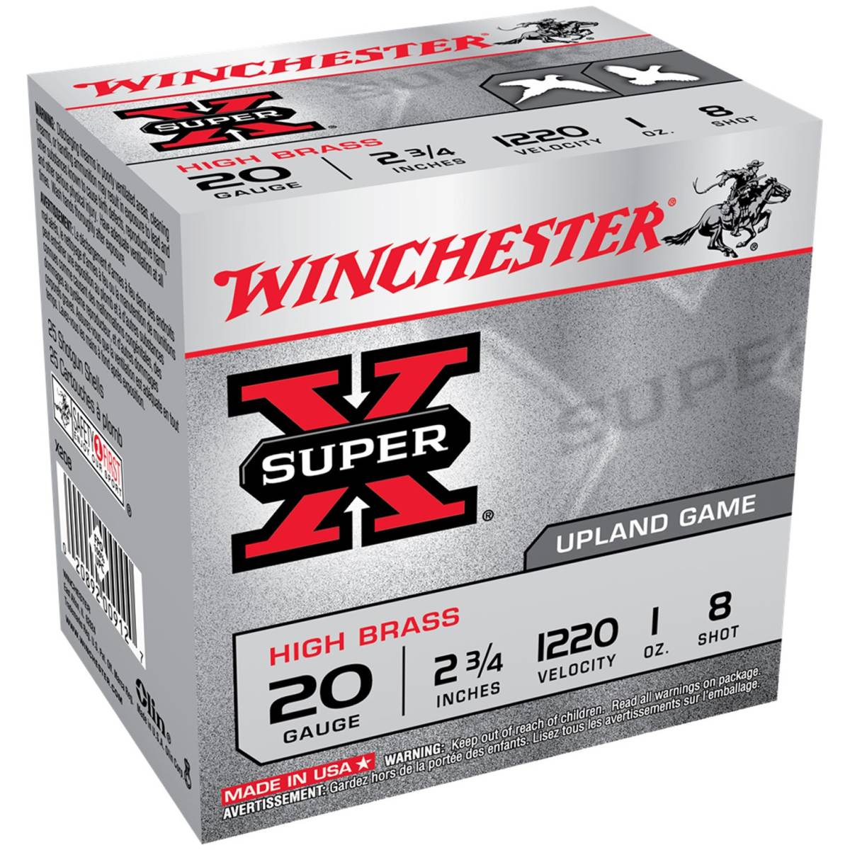 Winchester Ammo X208 Super X Heavy Game Load High Brass 20Gauge 2.75”...-img-1