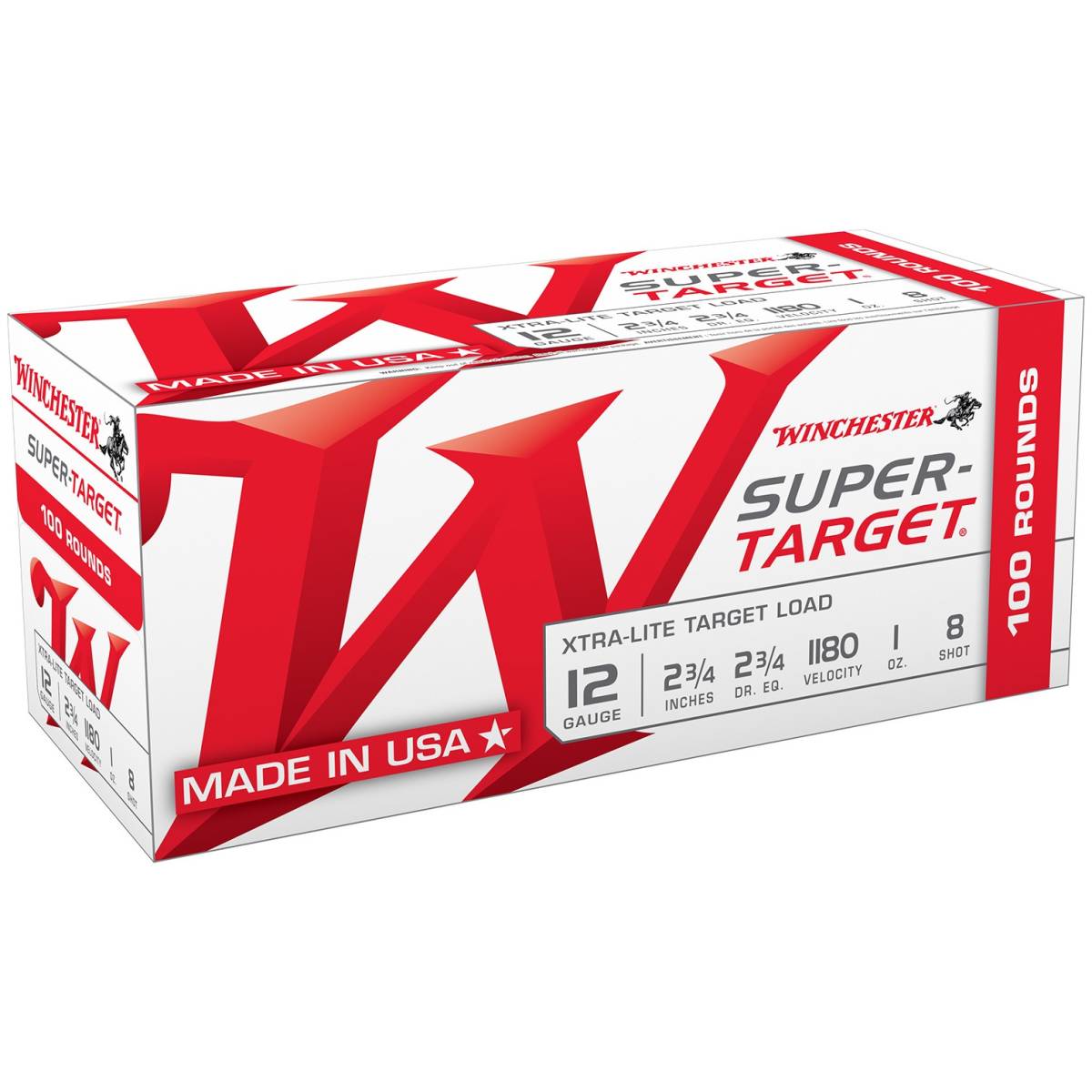 Winchester Ammo TRGTL128VP Super-Target Xtra-Lite 12Gauge 2.75” 1oz...-img-1