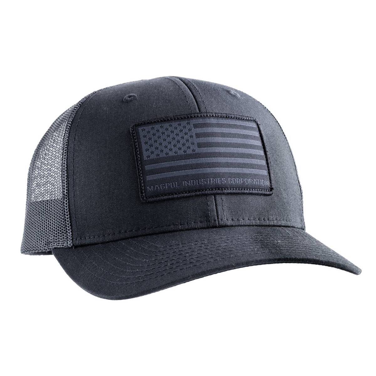 Magpul Standard Patch Trucker Hat Black Adjustable Snapback OSFA MAG1215001-img-1
