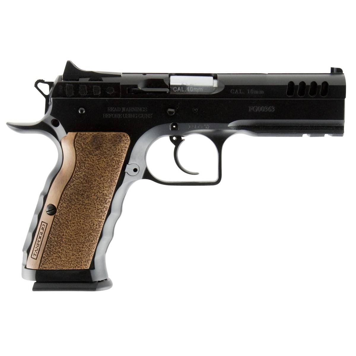 Tanfoglio IFG TFSTOCKI10 Defiant Stock I 10mm Auto Caliber with 4.50”...-img-1