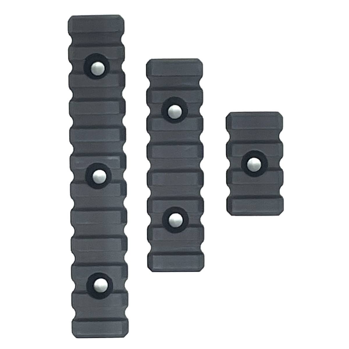 Bowden Tactical J1311545 Picatinny Rail Set of 3 Black Anodized-img-0