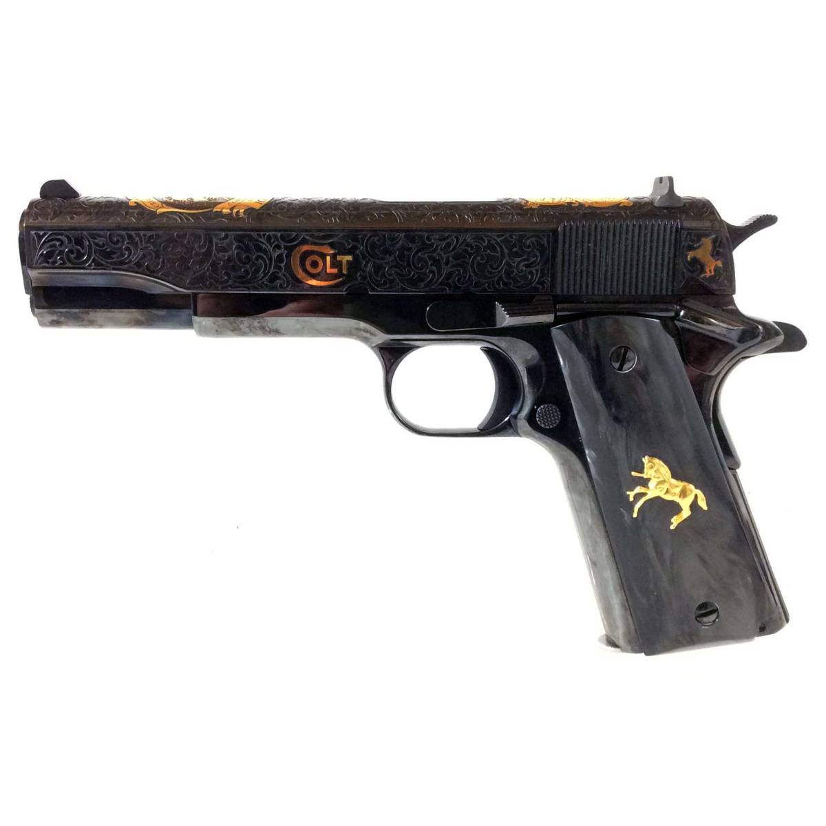 COLT GOVERNMENT 1911 EL SAMUEL LIMITED 38 SUPER 5” 9-RD 1 of 500 - Semi ...