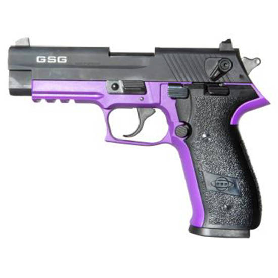 GSG GERG2210FFL FireFly 22 LR 10+1 4” Black Serrated Slide, Purple...-img-6