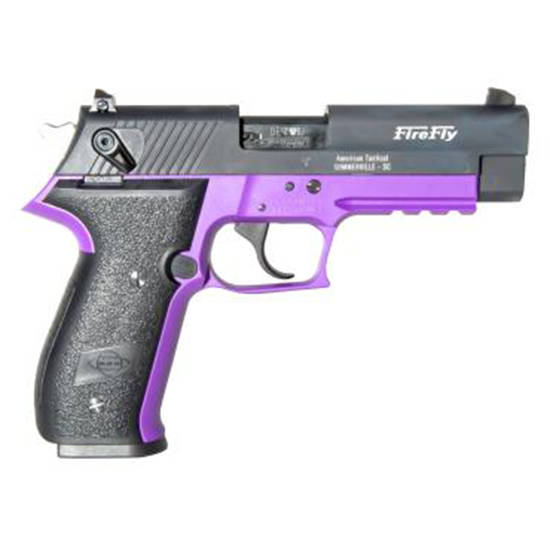 GSG GERG2210FFL FireFly 22 LR 10+1 4” Black Serrated Slide, Purple...-img-2
