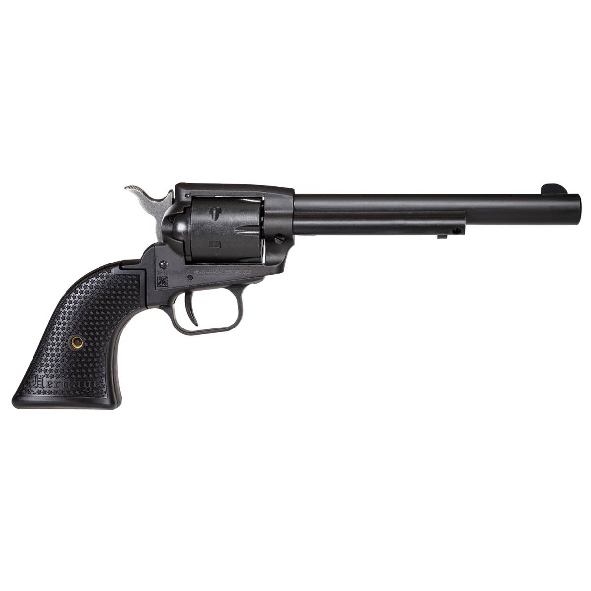 Heritage Mfg SRR22BS6PG Rough Rider 22 LR 6 Shot, 6.50” Black Satin...-img-0