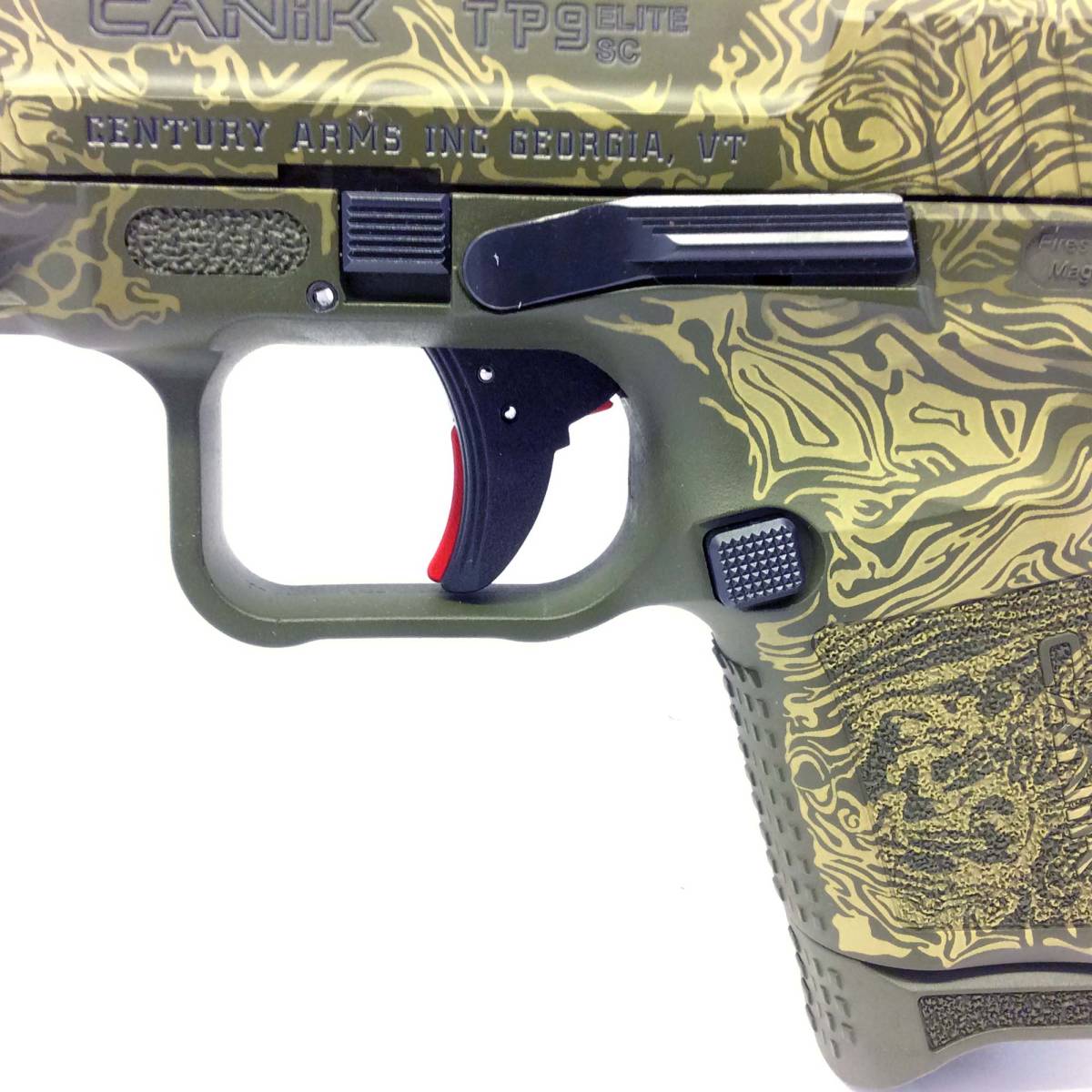 CANIK TP9 9mm ELITE SC DAMASCUS GREEN - Semi Auto Pistols at GunBroker ...