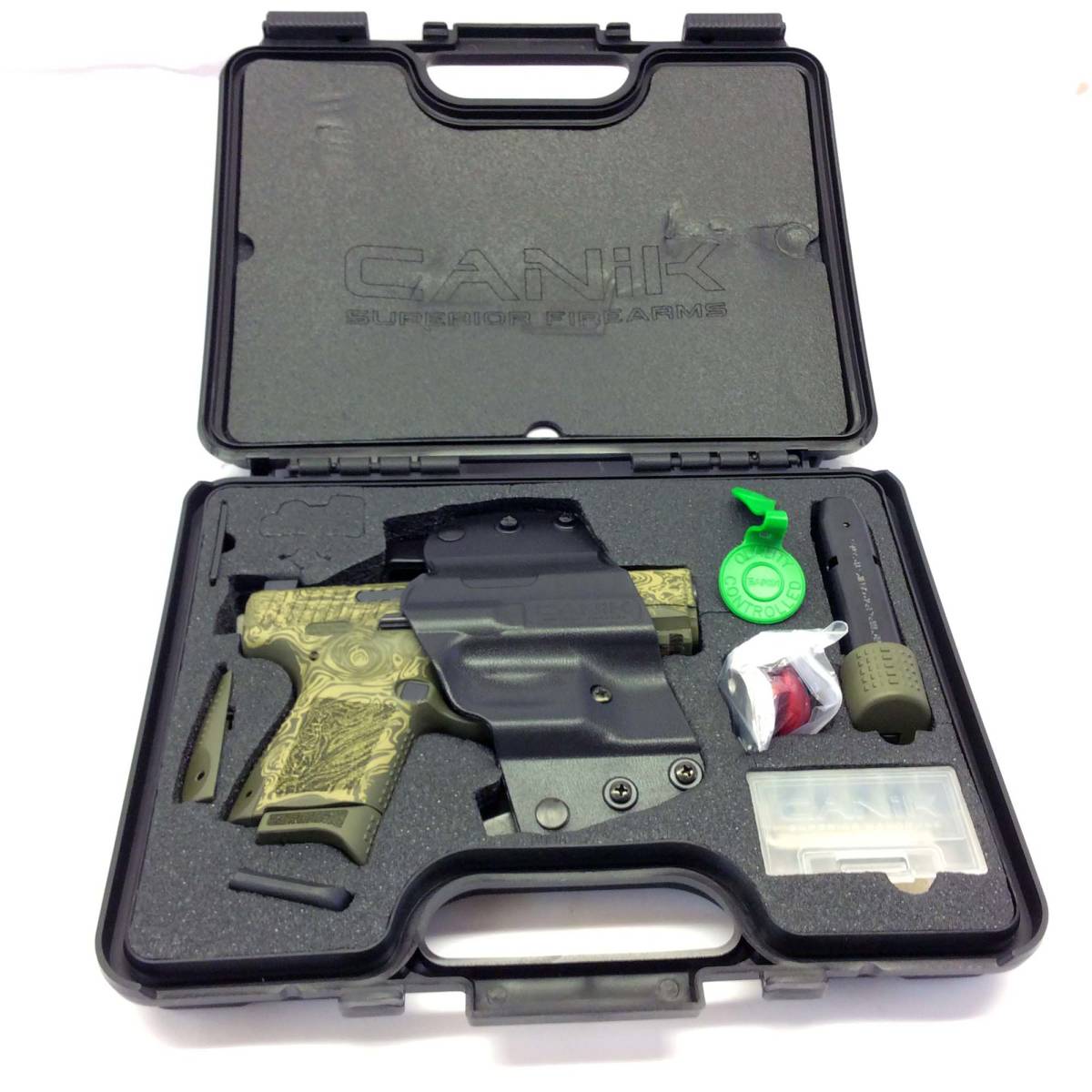 CANIK TP9 9mm ELITE SC DAMASCUS GREEN - Semi Auto Pistols at GunBroker ...