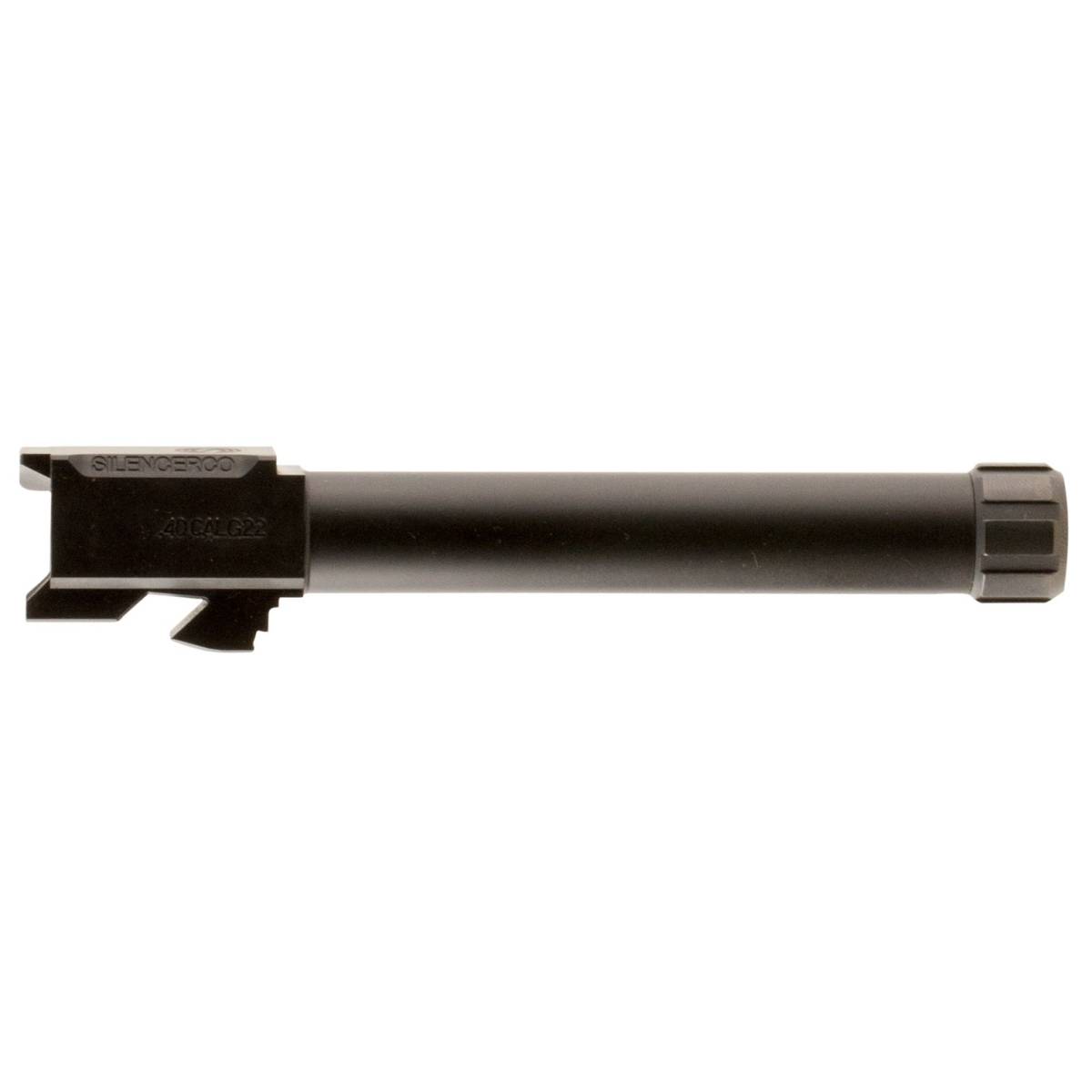 SilencerCo AC50 Threaded Barrel 40 S&W 6.30” fits Glock 22 Black...-img-0