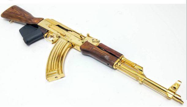 Zastava Arms Usa ZR7762WMGL ZPAPM70 7.62x39mm 16.25” 30+1, 24K Gold...-img-0