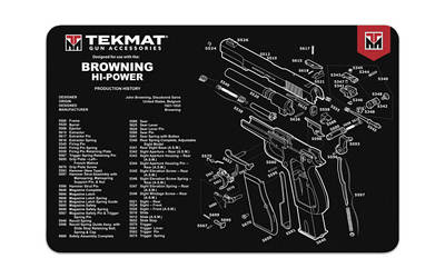 TEKMAT PSTL MAT FOR BROWNING BM BLK-img-0