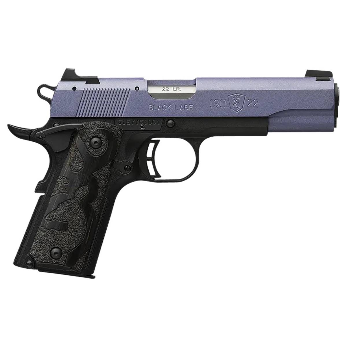 Browning 1911 Black Label Full Size 22 LR 4.25" 10+1 Polymer Stainless...-img-1