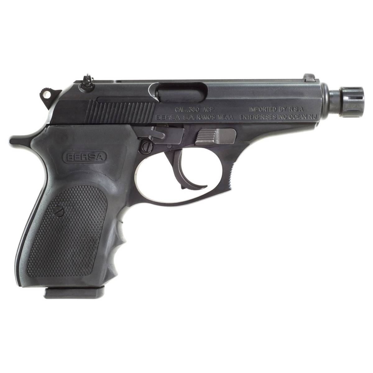 Bersa T380M8X Thunder Micro-Compact Frame 380 ACP 8+1 3.50” Black...-img-2