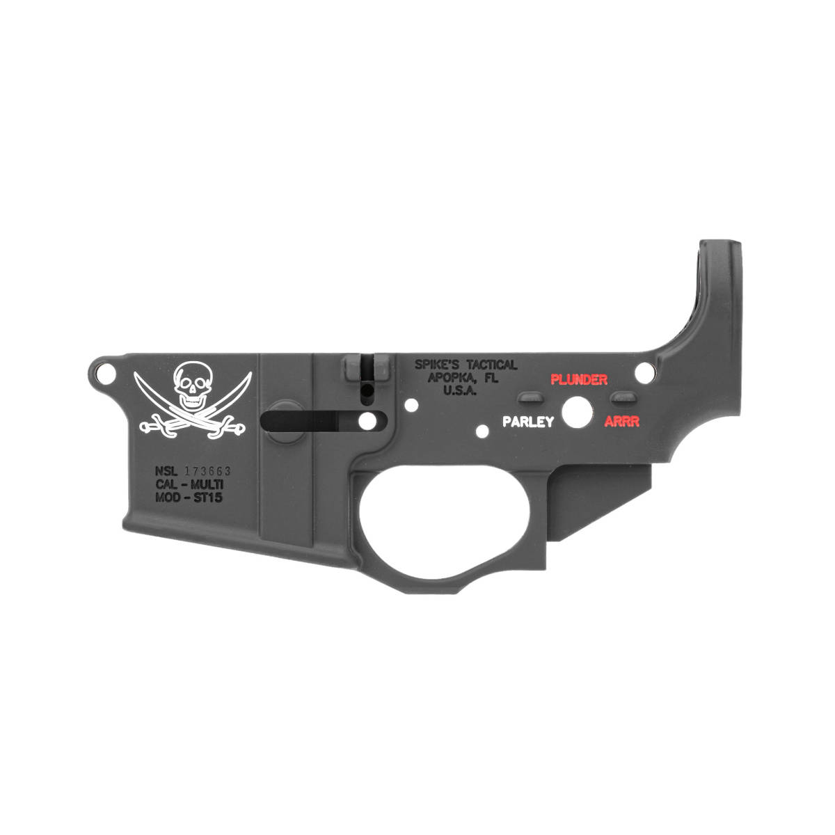Spikes STLS016CFA Calico Jack Stripped Lower Receiver Multi-Caliber...-img-2