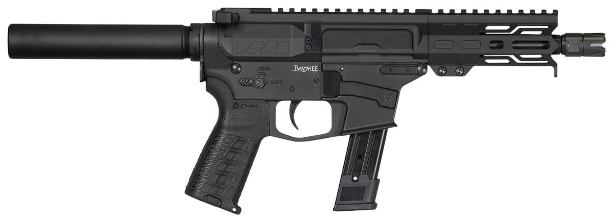 CMMG 92A17A4AB Banshee MK17 9mm Luger 5” 21+1 Black Cerakote Rec...-img-0