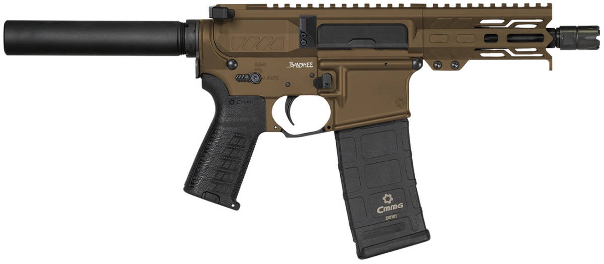 CMMG 94A1798-MB Banshee MK4 9mm Luger 5” 30+1 Midnight Bronze Cerakote-img-1