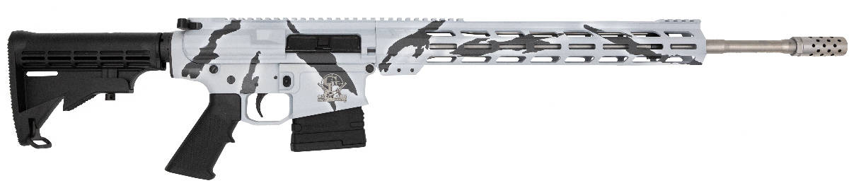 GLFA AR-10 6.5CREED 20 PURSUIT SNOW CAMO/SS 10R-img-1