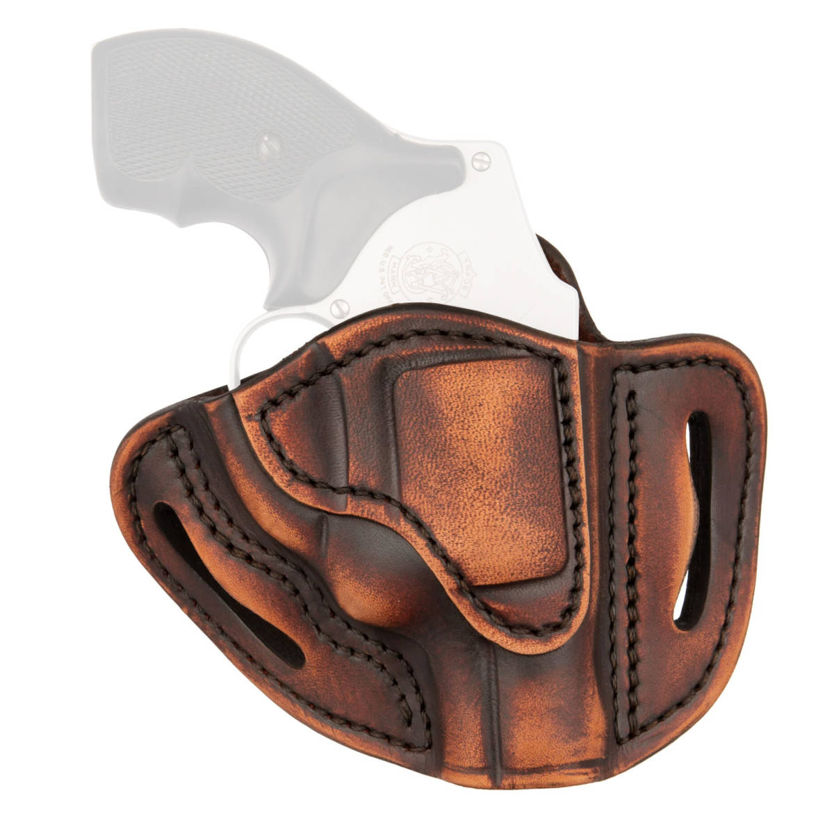 1791 Gunleather RVHIWB1CVTGR RVH IWB Size 01 Vintage Leather Belt Clip...-img-0