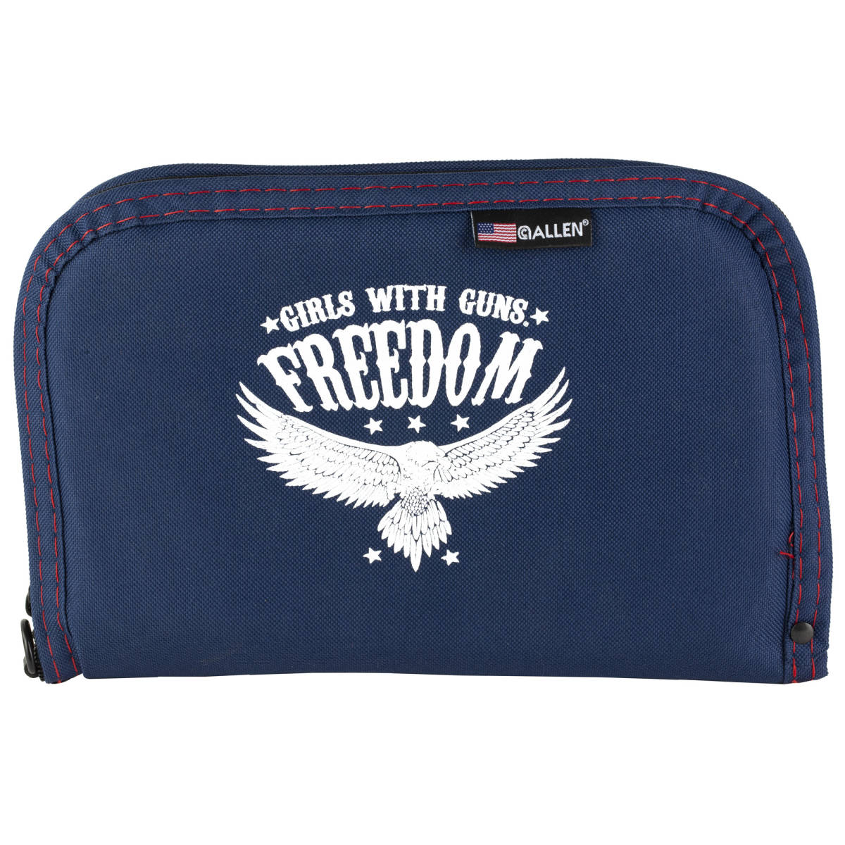 Girls With Guns 9071 Freedom Navy w/ White Letters & Picture Polyester...-img-0