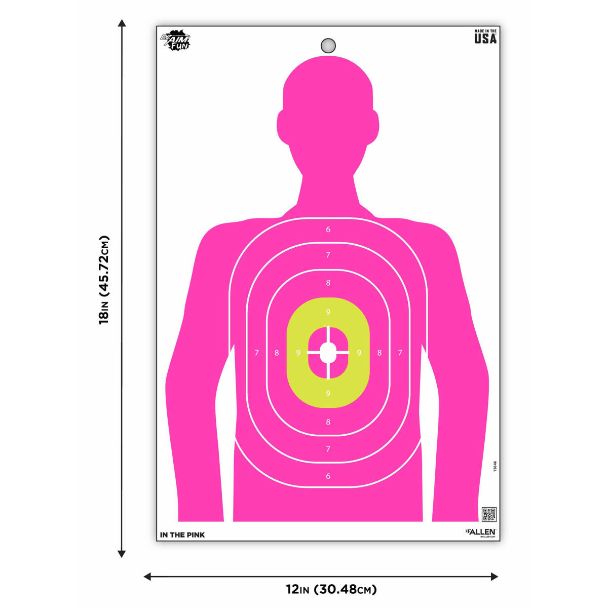 EZ-Aim 15646 In the Pink Paper Works w/Handgun/Shotgun/Airsoft Gun/BB...-img-0