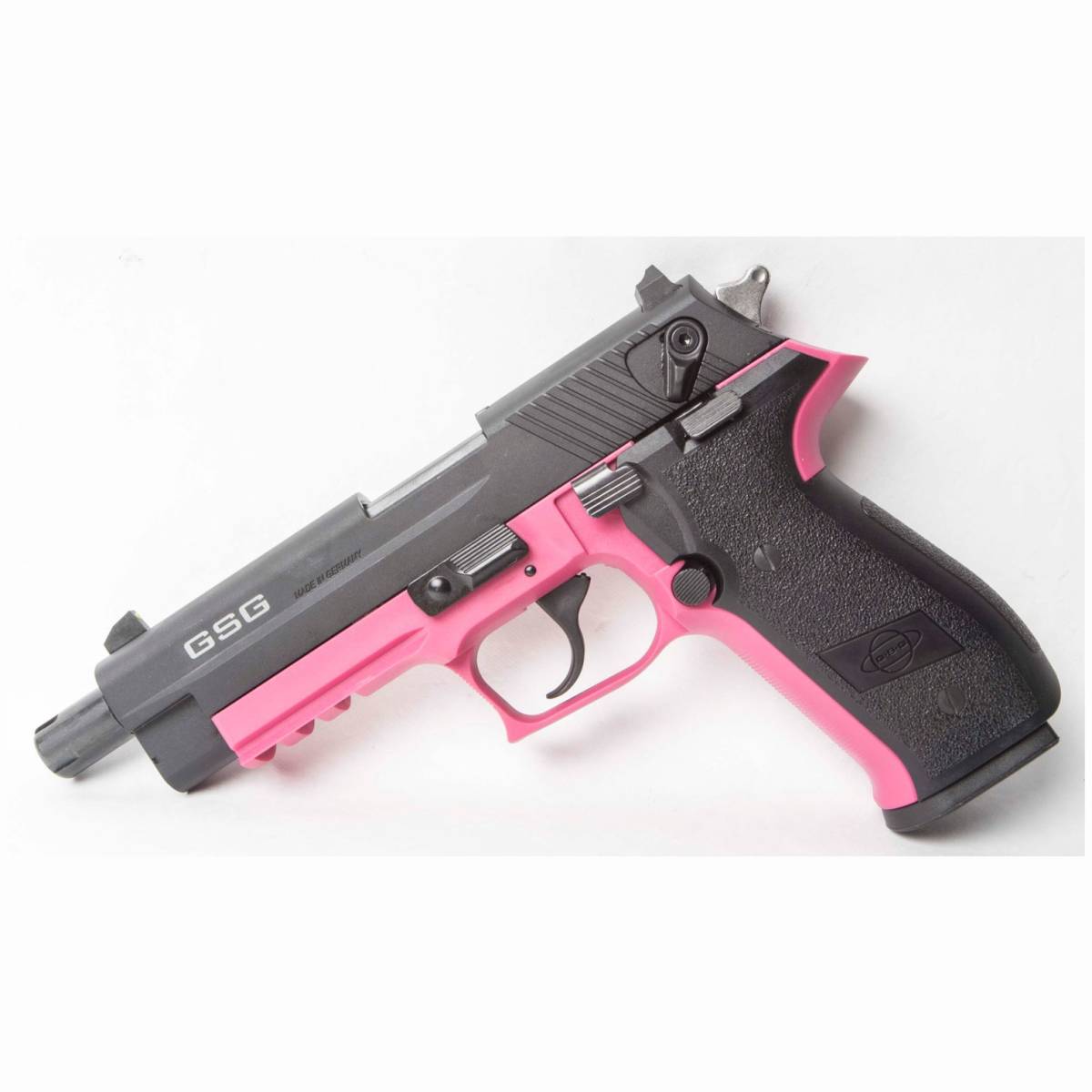 GSG FireFly 22LR PISTOL 4.90” 10+1 Pink THREADED BARREL Black Zinc...-img-1