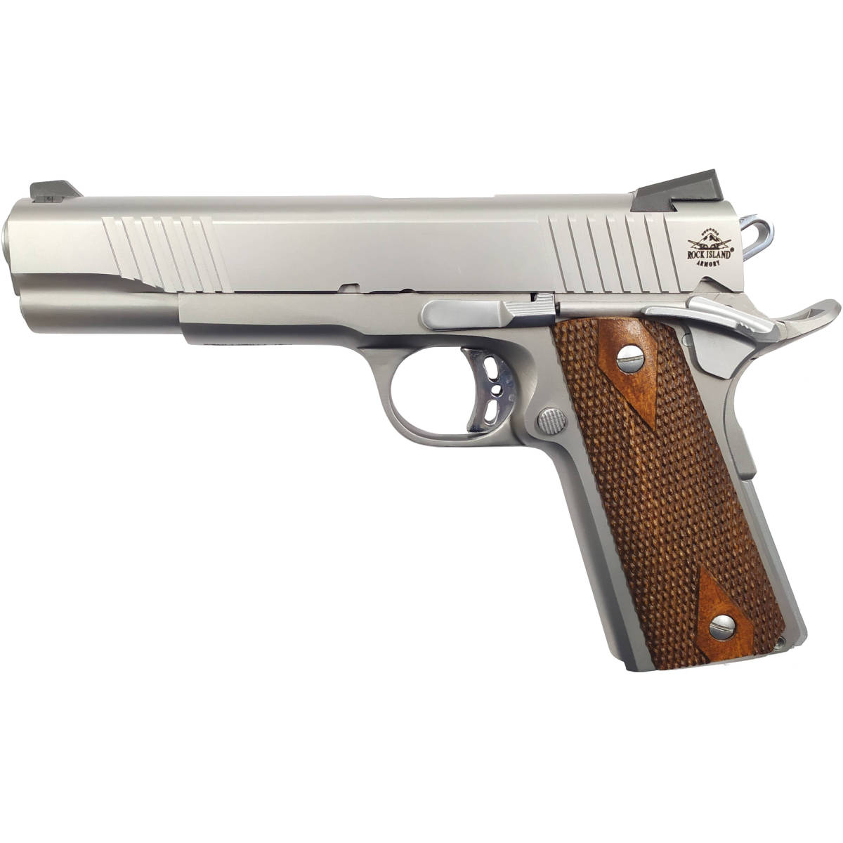 Rock Island 51414 Standard FS *CA Compliant 45 ACP Caliber with 5”...-img-1