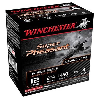 Winchester Ammo X12PHV4 Super Pheasant High Velocity Brass 12Gauge...-img-1