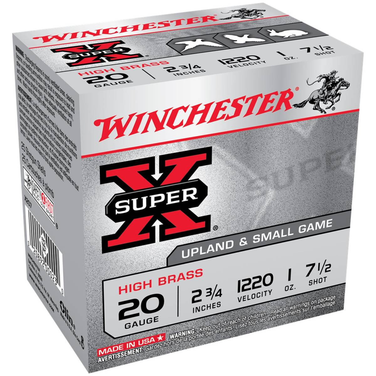 Winchester Ammo X207 Super X Heavy Game Load High Brass 20Gauge 2.75”...-img-1