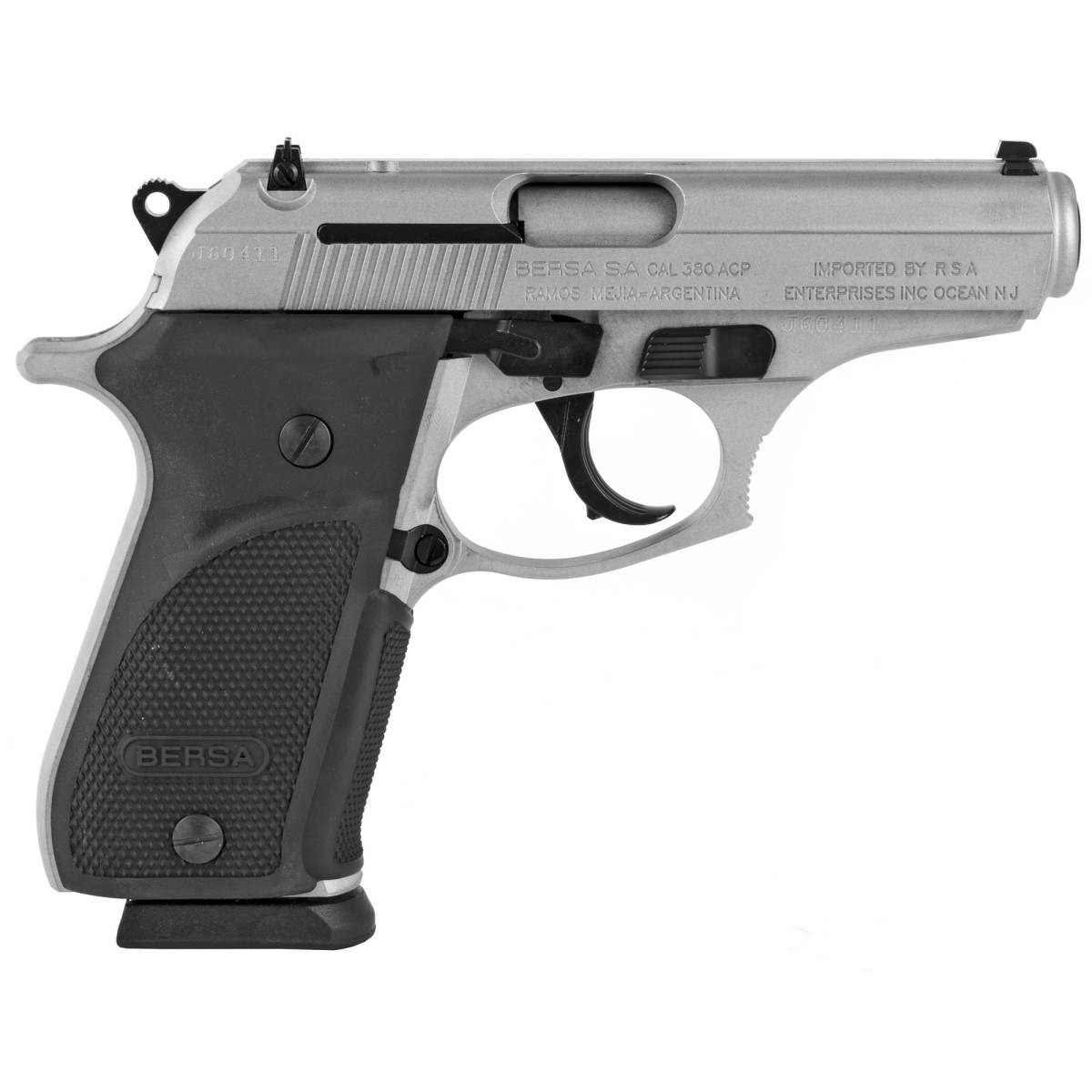 Bersa THUN380PNKL15 Thunder 380 Plus ACP 3.50” 15+1 Nickel Cerakote...-img-2