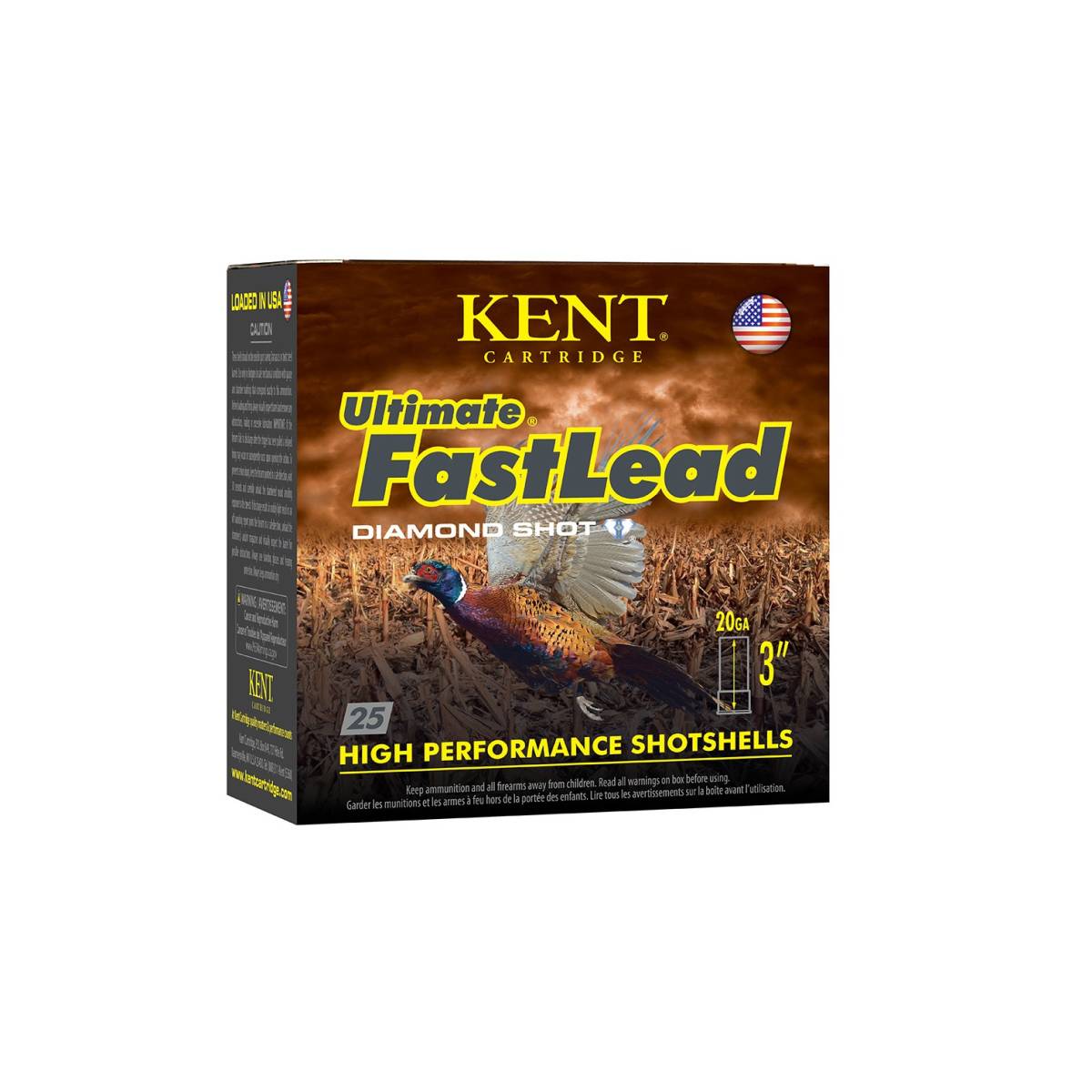 Kent Cartridge K203UFL365 Ultimate Fast Lead 20Gauge 3” 1 1/4oz 5Shot ...