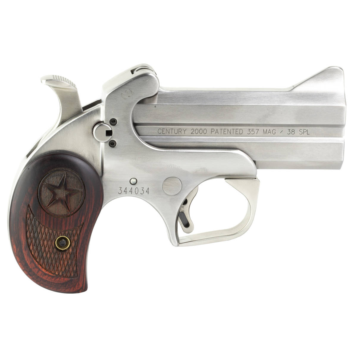 Bond Arms BAC2K Century 2000 38 Special/357 Mag 2rd 3.50” Stainless...-img-1