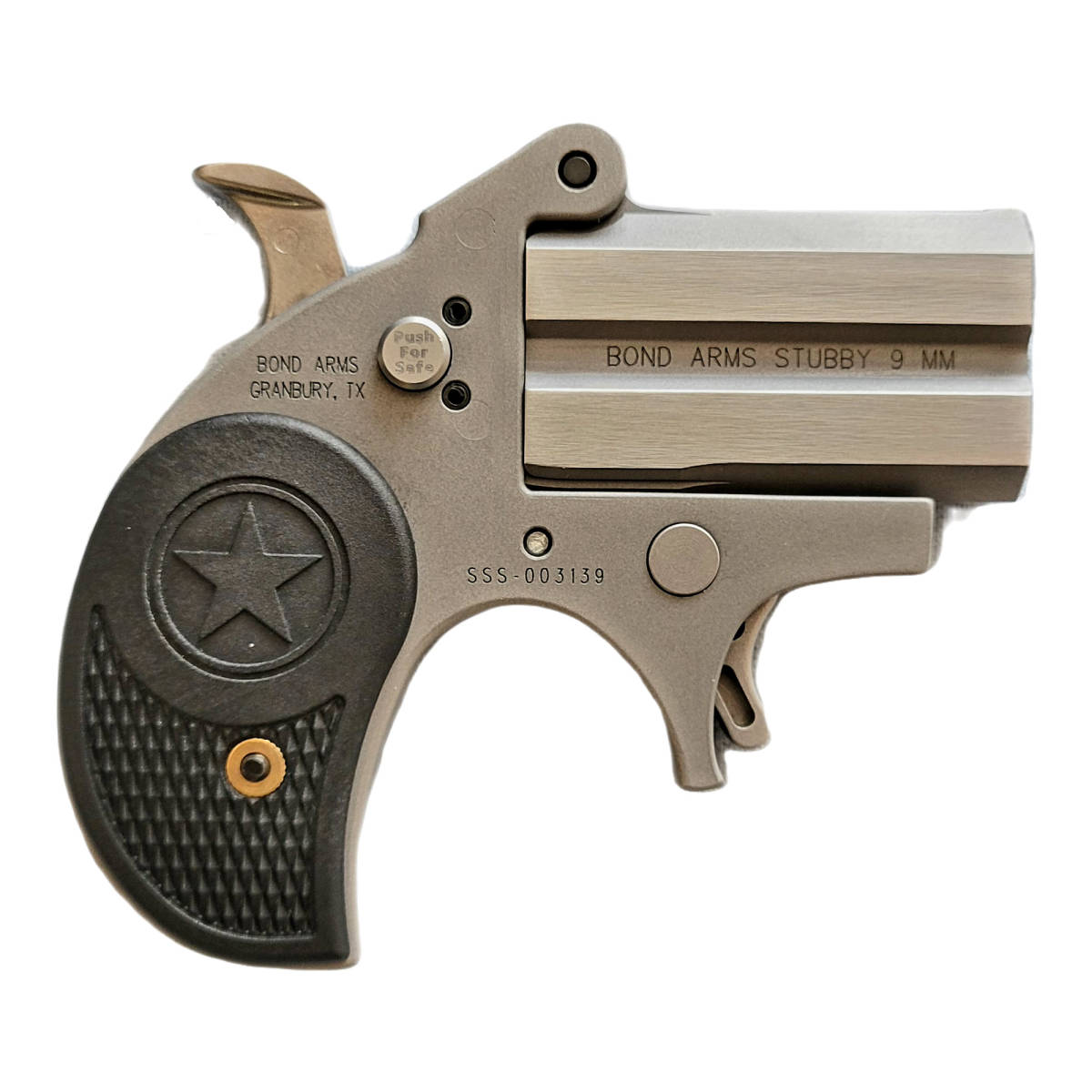 Bond Arms BASTB Stubby 9mm 2rd Shot 2.20” Matte Stainless Steel Frame...-img-1