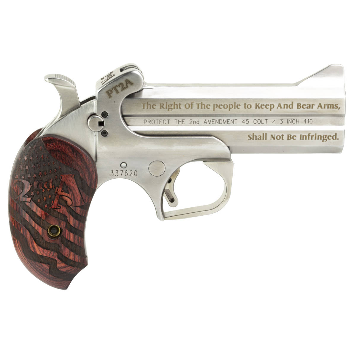 Bond Arms PT2A Protect the 2nd Amendment Derringer 45 Colt/410 Gauge 45LC-img-3