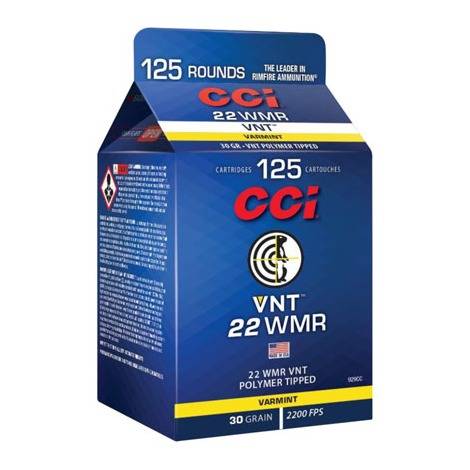 CCI 929CC VNT Rimfire 22WMR 30gr Varmint Tipped 125 Per Box/10 Case-img-1
