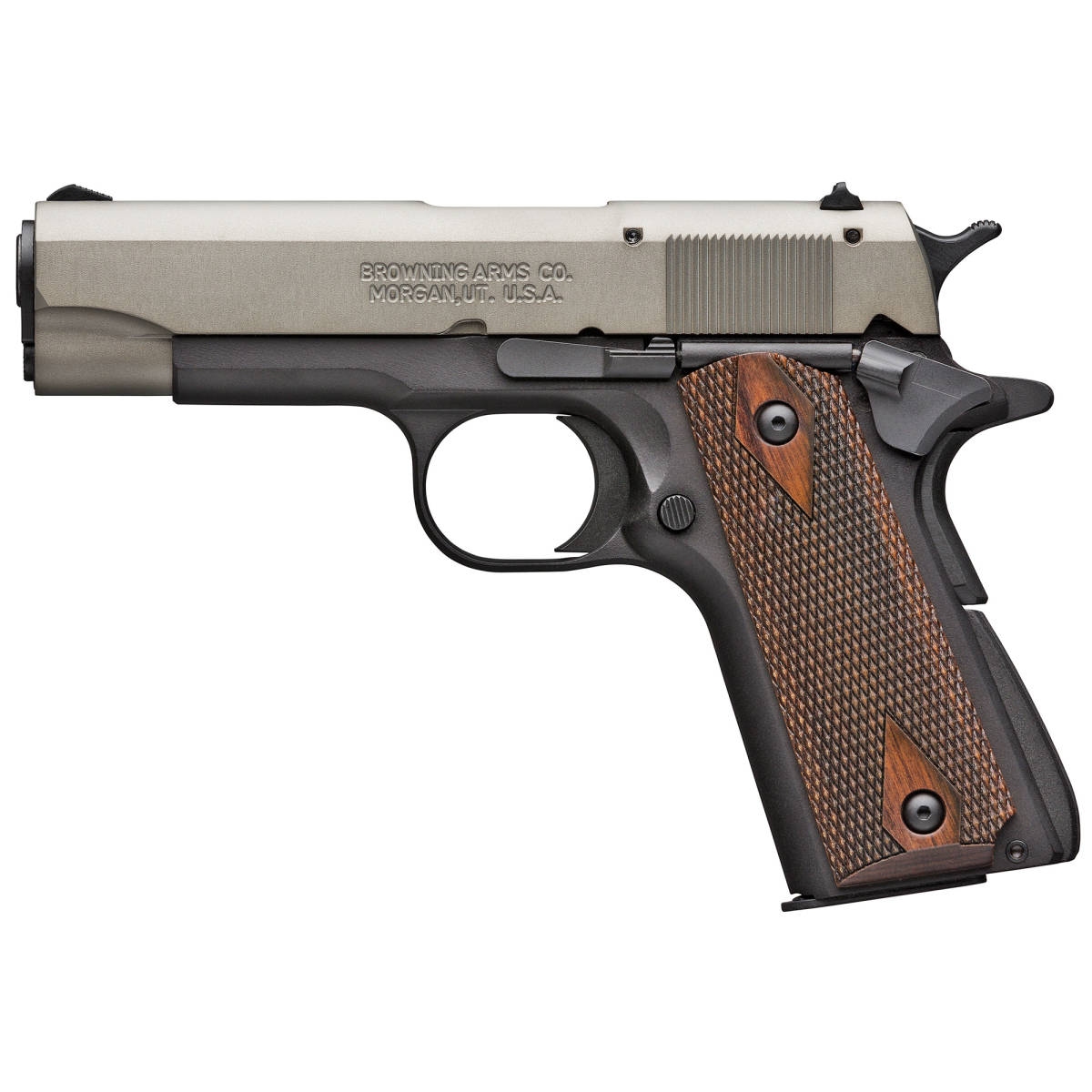 Browning 1911 A1 Full Size CA Compliant 22 LR 4.25" 10+1 Stainless Matte-img-0