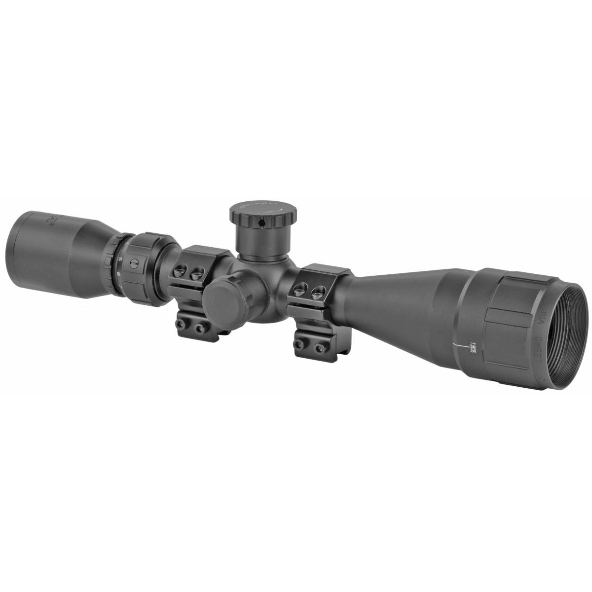 BSA 1739X40AO Sweet 17 Black Matte 3-9x 40mm AO 1” Tube 30/30 Duplex...-img-2