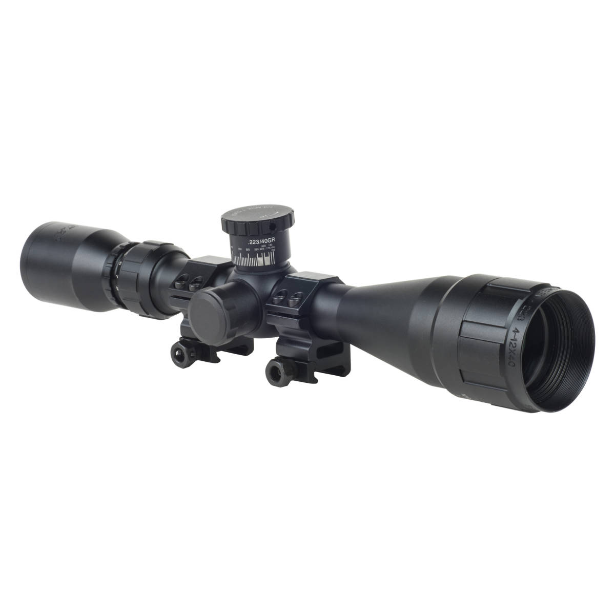 BSA 223412X40AO Sweet 223 Black Matte 4-12x 40mm AO 1” Tube 30/30 Reticle-img-3