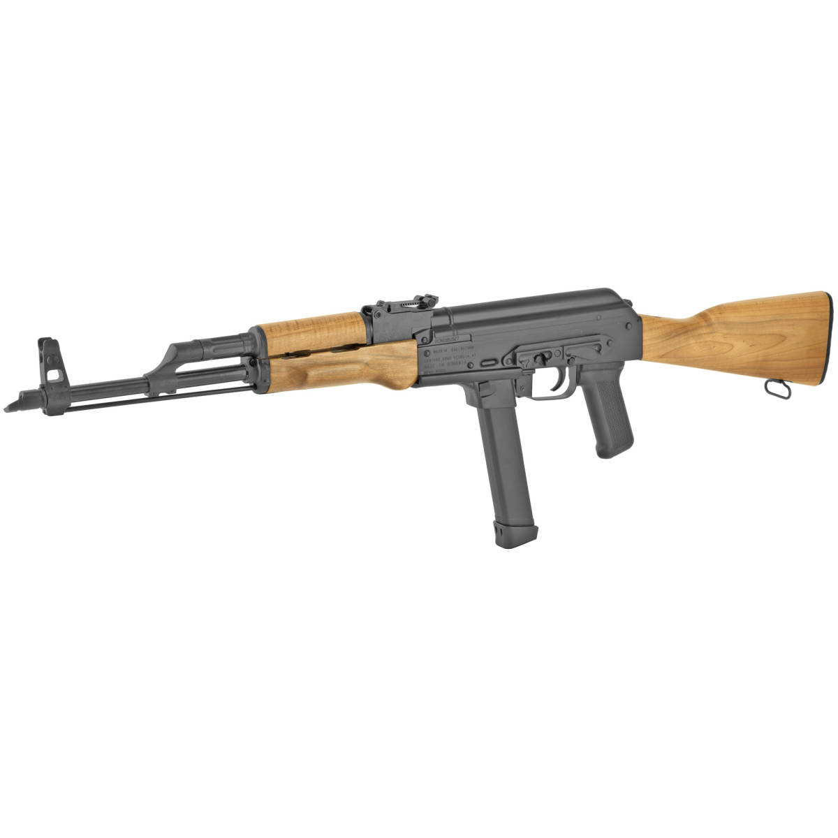 Century WASR-M 9mm Tactical Rifle 17.50" 33+1 AK-9 WASR PC AK-img-2