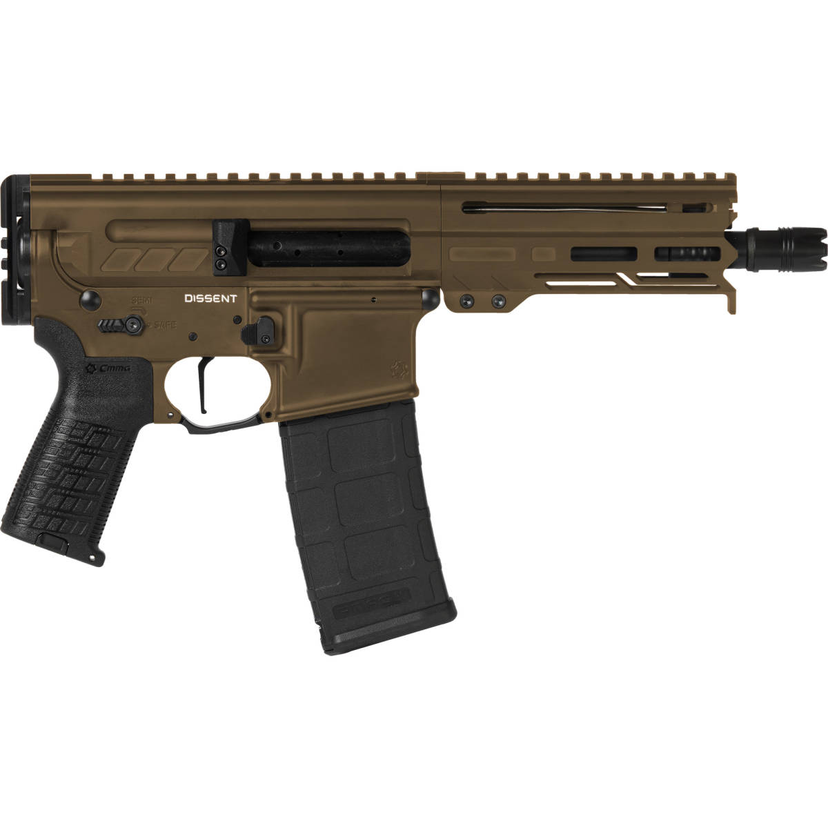 CMMG 30A0E33-MB Dissent 300 Blackout 30+1 6.50”, Midnight Bronze...-img-1