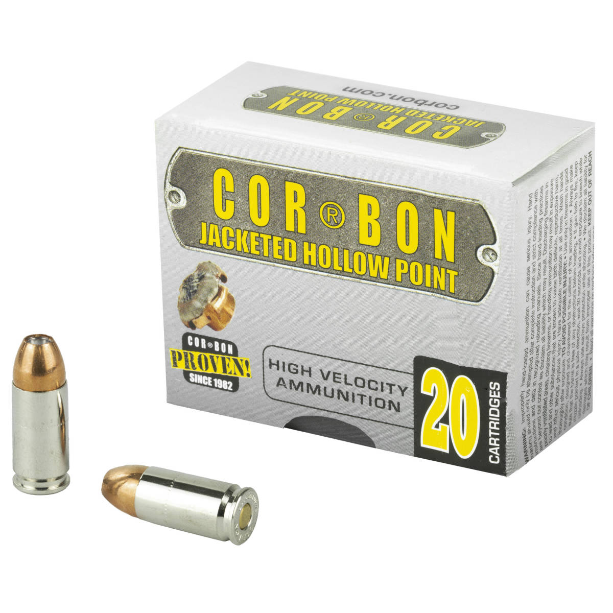 CORBON 9MM+P 115GR JHP 20/500-img-1
