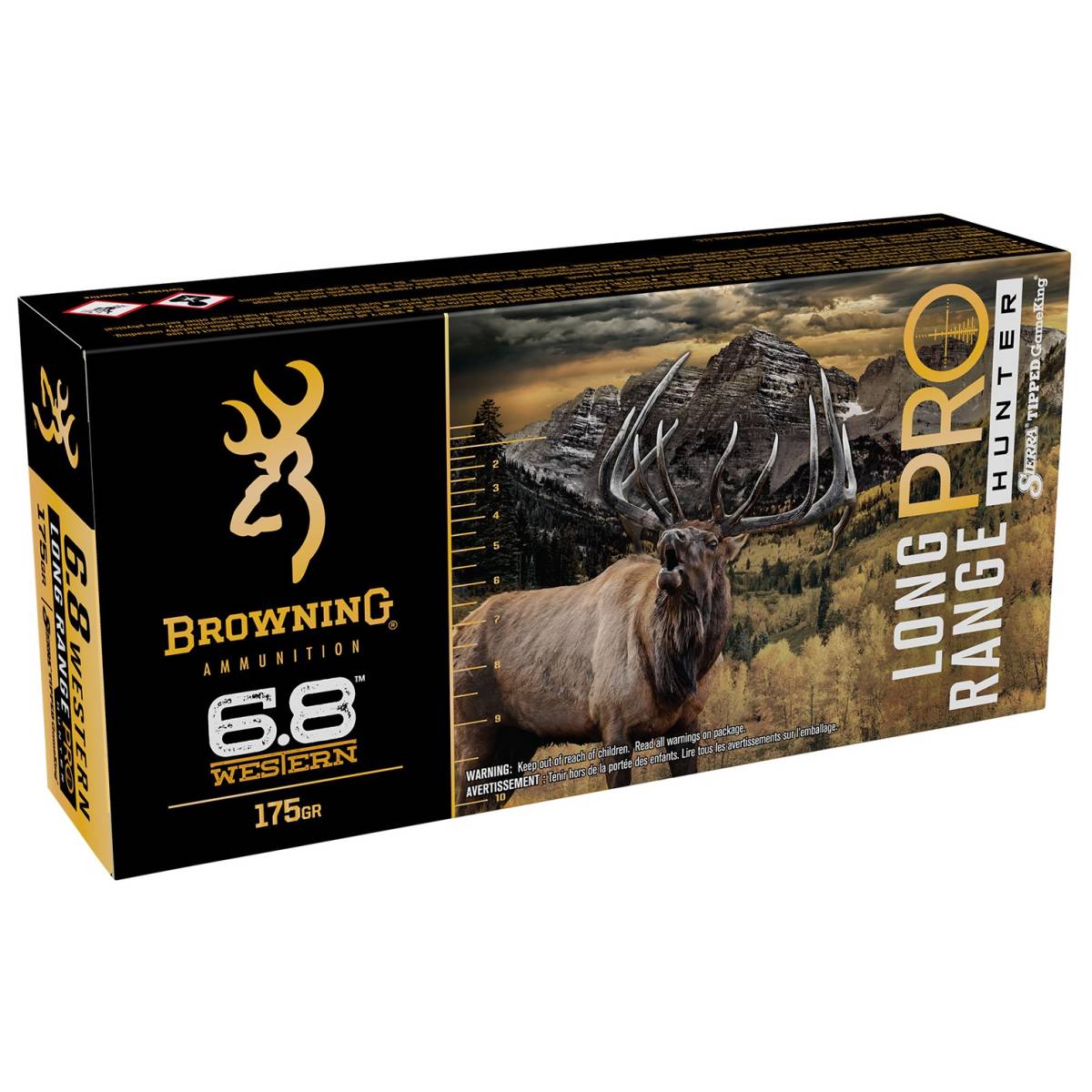 Browning 6 8 western ammo long range pro hunter 175 gr sierra tipped