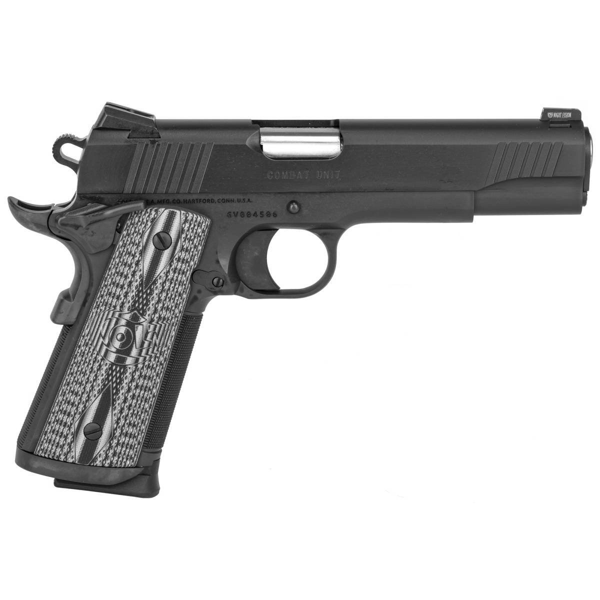 Colt Government 9mm Luger 10rd Stainless G10 Grips O1082CCU 098289111616-img-1