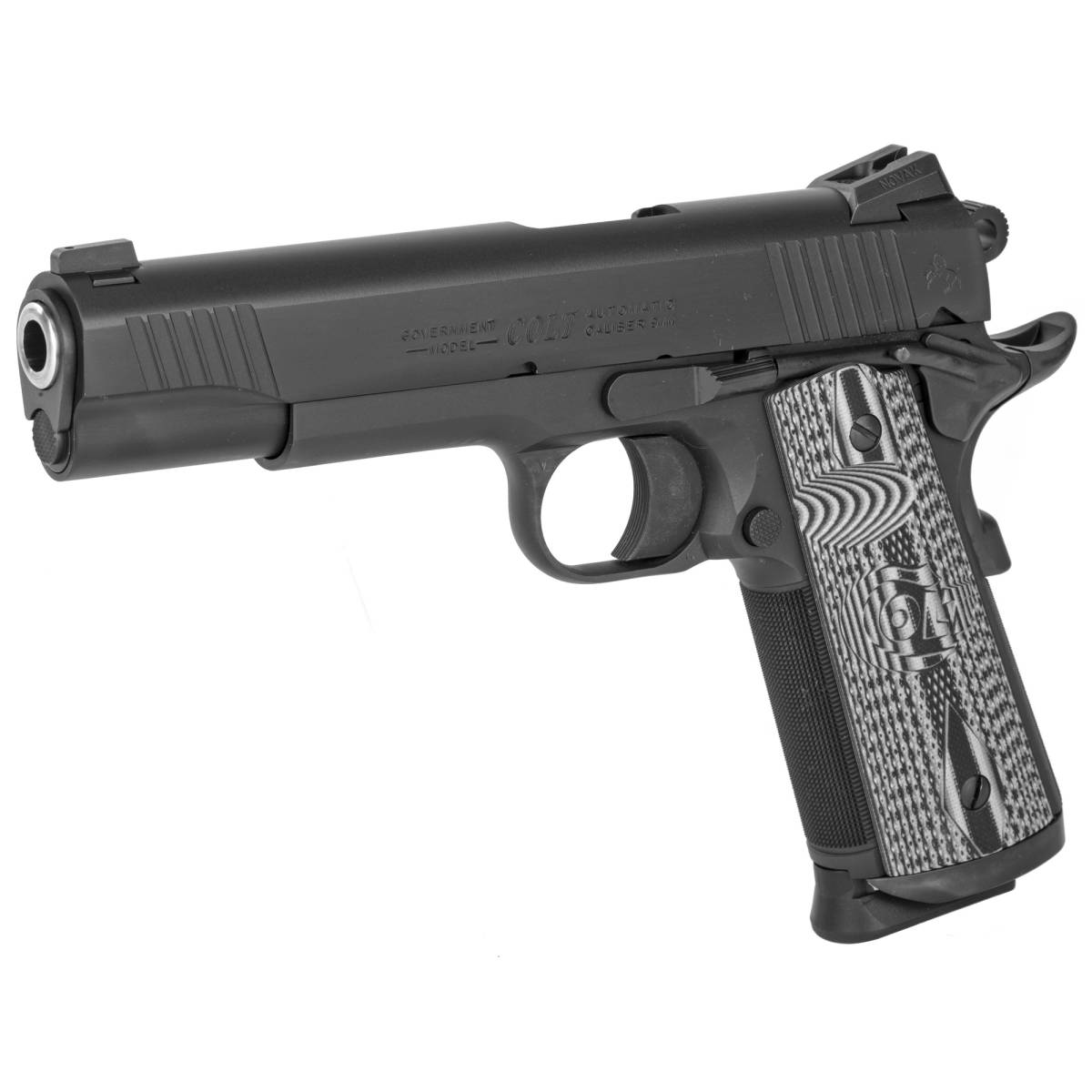 Colt Government 9mm Luger 10rd Stainless G10 Grips O1082CCU 098289111616-img-2